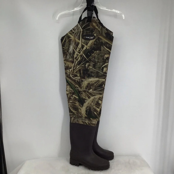 Frogg Toggs Rama II PVC Bootfoot Hip Wader Hunting Waterproof Size US 7 - Picture 2 of 10